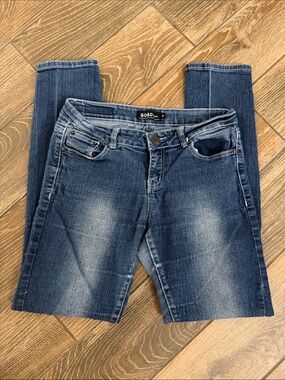 GOGO Blue Women's Skinny Jeans with Subtle Fading